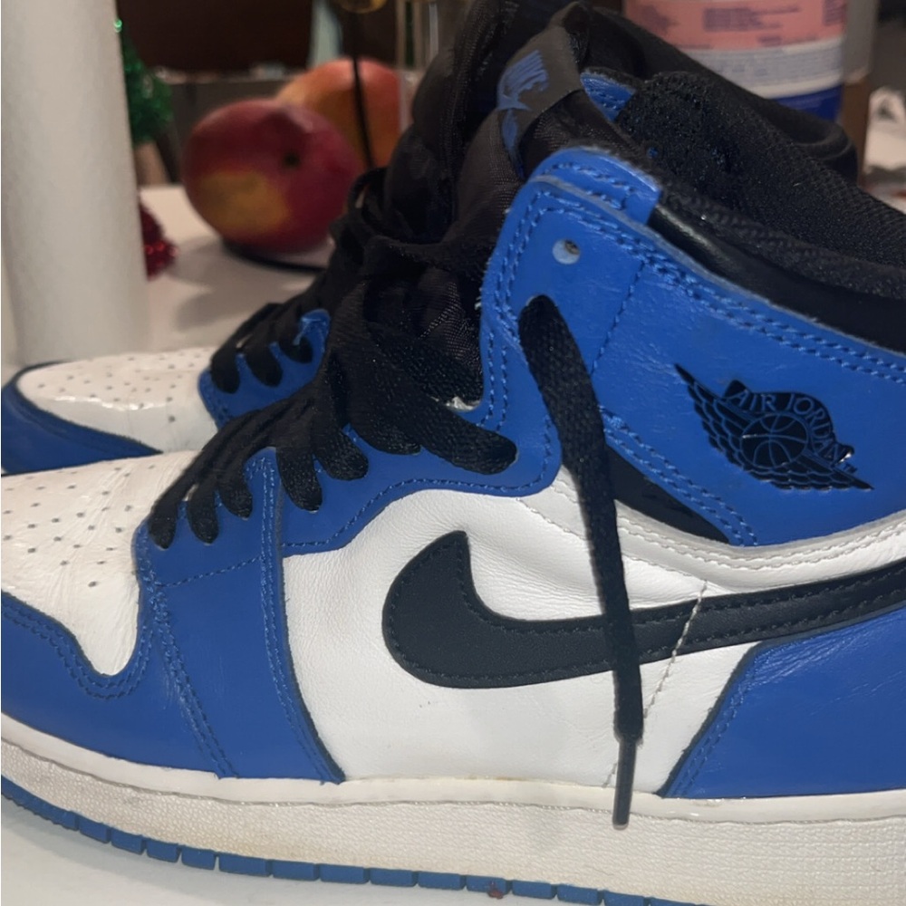 Kids Blue and White Sneakers
